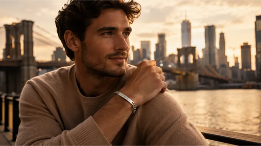 She Put a Coordinates Bracelet on My Wrist. I Look at It Every Day.