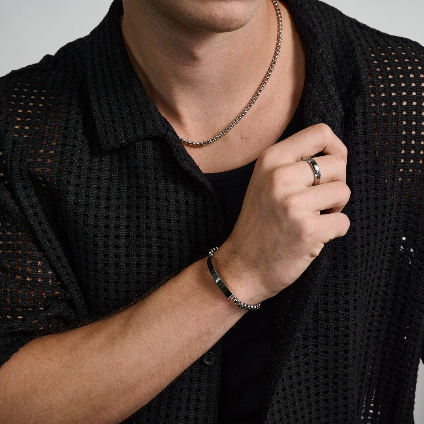 5mm Round Box ID Bracelet