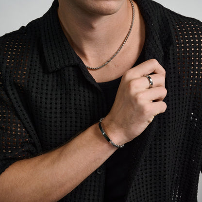 5mm Round Box ID Bracelet