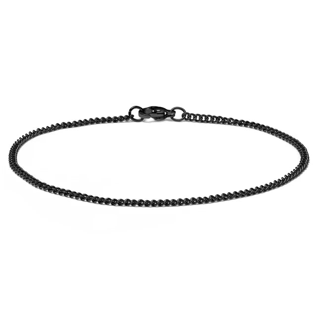 4mm silberfarbenes Edelstahl-Panzerarmband