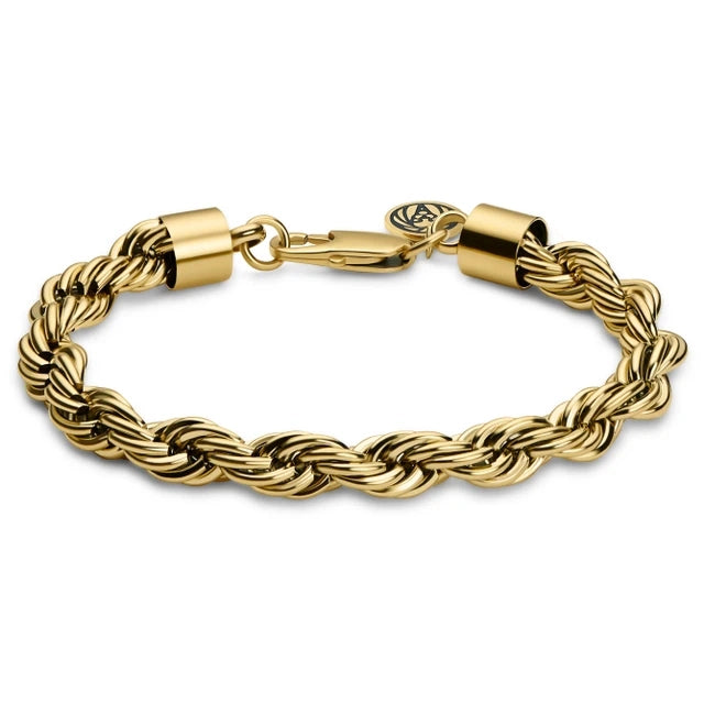 Essentials | 1/3" (8 mm) silberfarbenes Seilkettenarmband