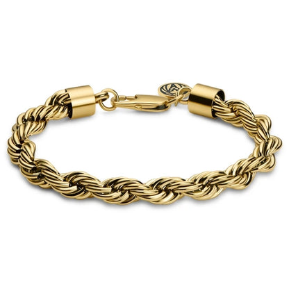 Essentials | 1/3" (8 mm) silberfarbenes Seilkettenarmband