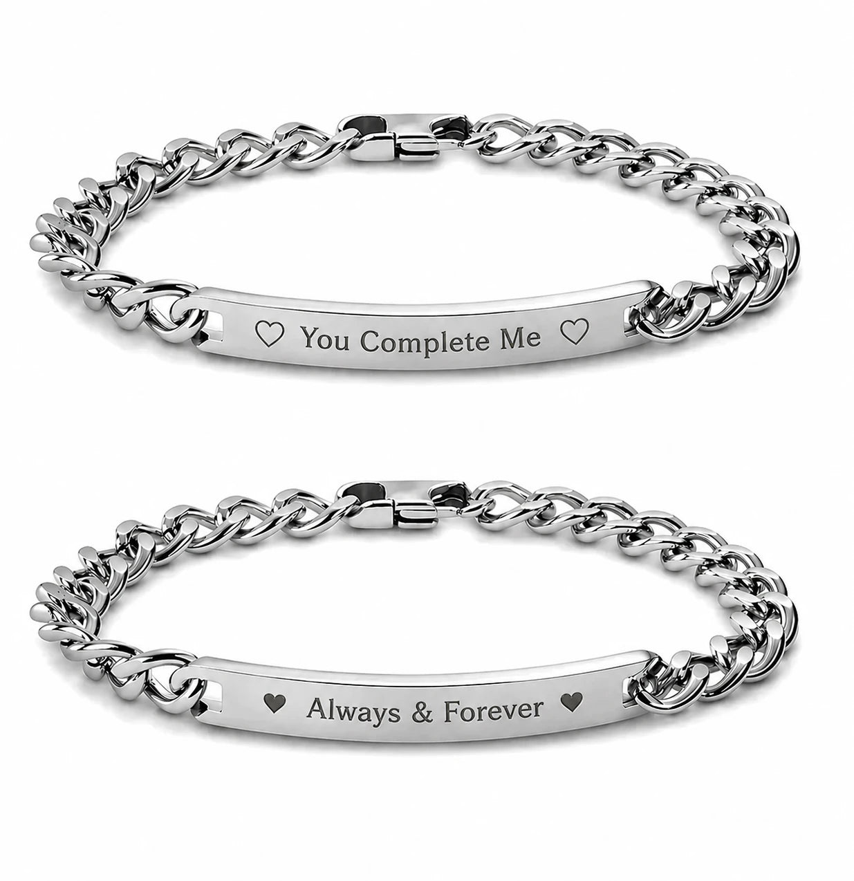 Nomen | Armband mit Erkennungsmarke (6 mm) aus silberfarbenem Edelstahl