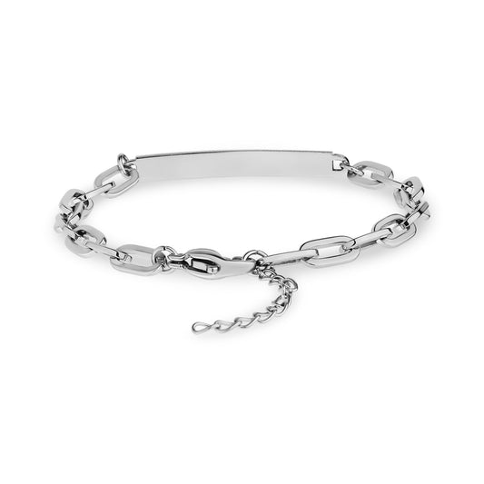 Minimal Paper Clip ID Bracelet