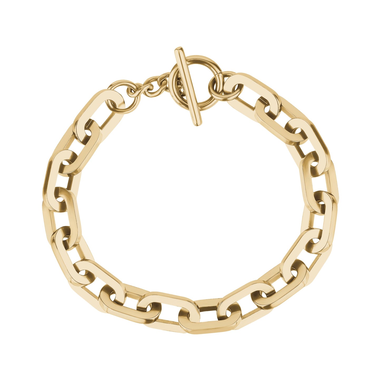 Chunky Paper Clip Bracelet